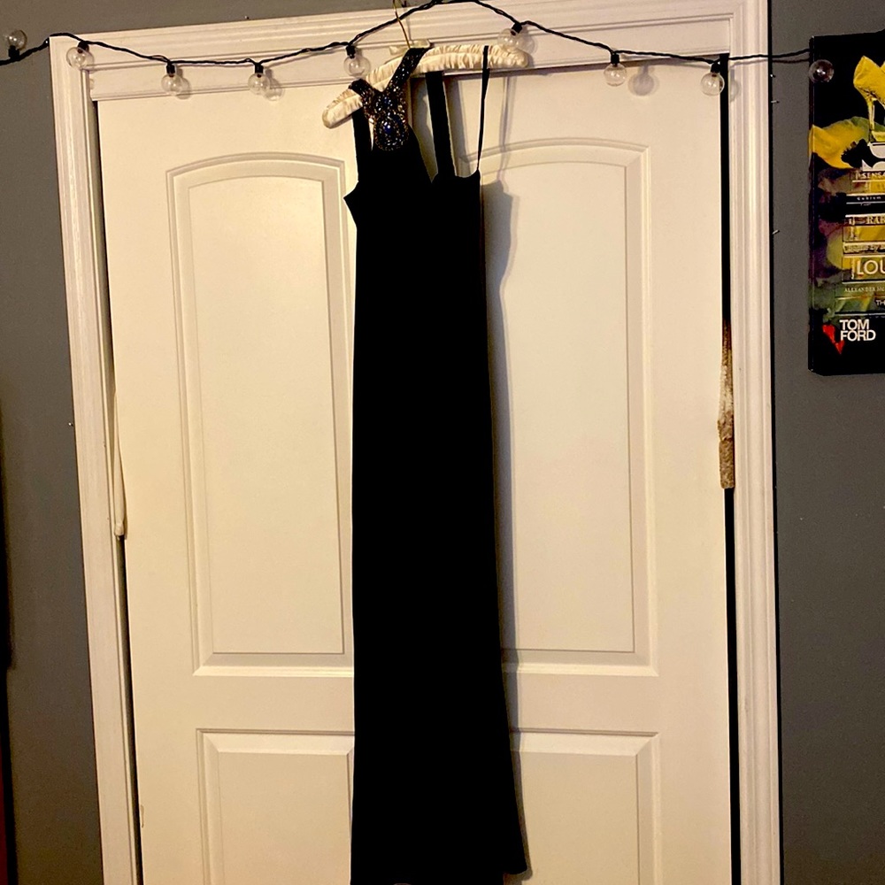 Formal dress size 6 navy